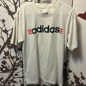 ADIDAS Men’s Size Large White Graphic T-Shirt $10